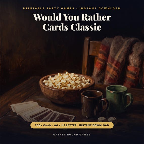 Would You Rather Cards Classic