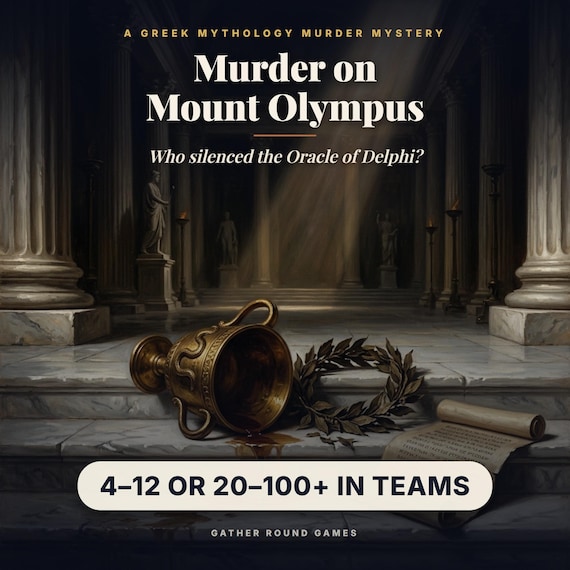 Greek Mythology Murder Mystery Party Game