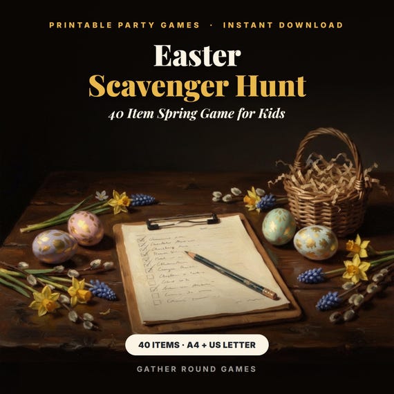 Easter Scavenger Hunt Printable
