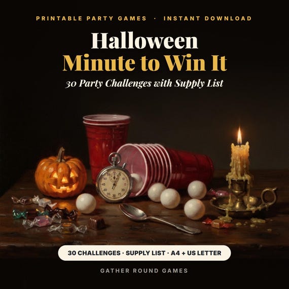 Halloween Minute to Win It Games