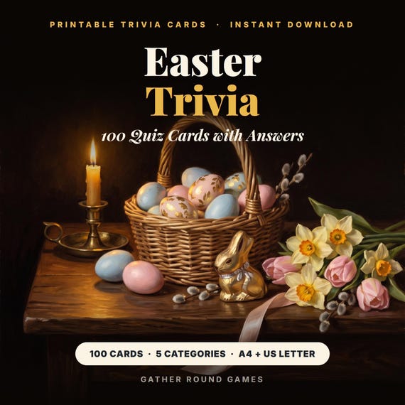 Easter Trivia Cards
