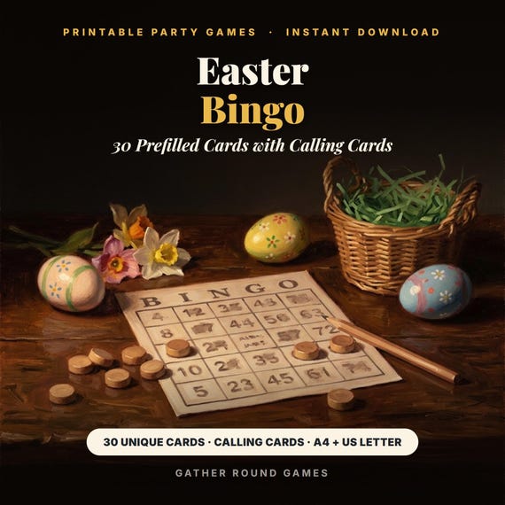 Easter Bingo Game