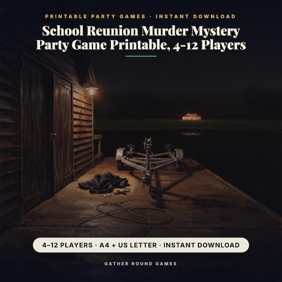 School Reunion Murder Mystery Party Game