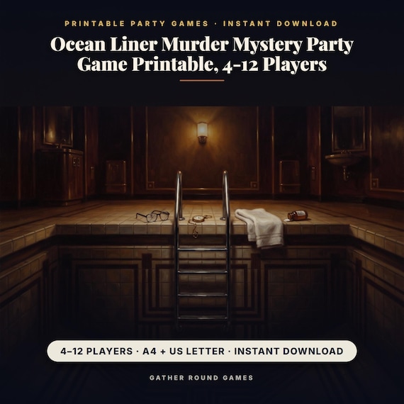 Ocean Liner Murder Mystery Kit