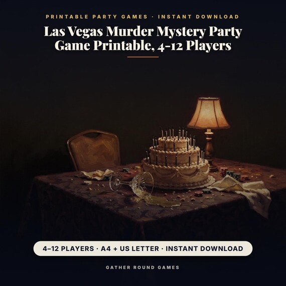 Las Vegas Murder Mystery Kit