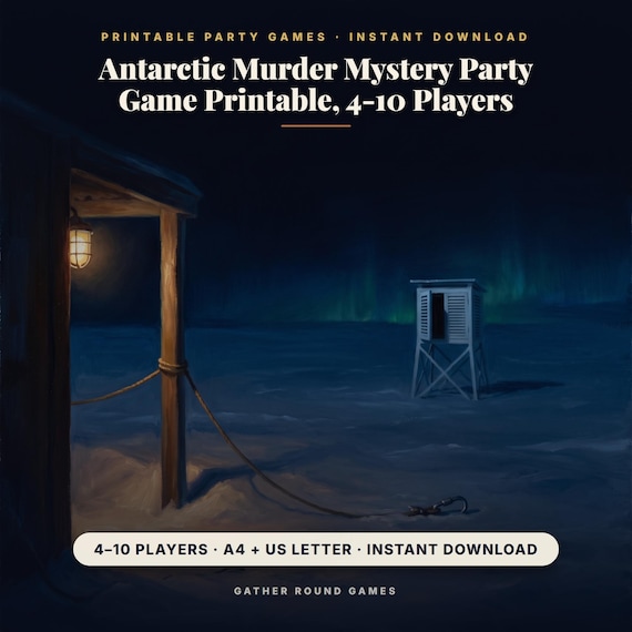 Antarctic Murder Mystery Party Game