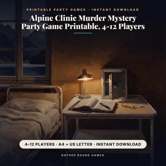 Alpine Clinic Murder Mystery Party Game