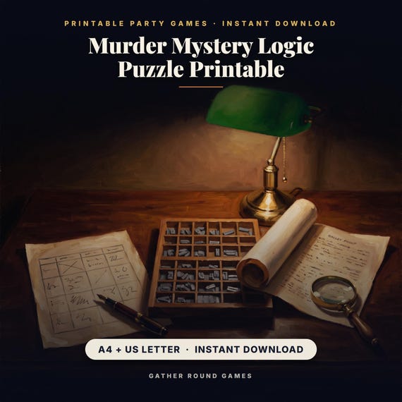The Killer Isn't The Author: Murder Mystery Logic Puzzle