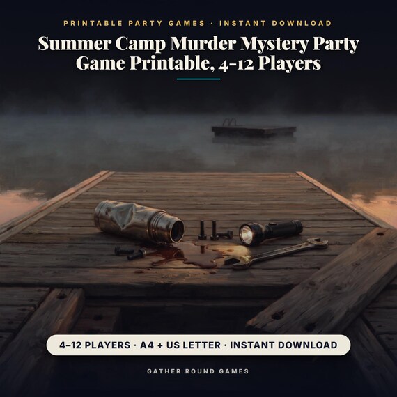 Summer Camp Murder Mystery Party Game