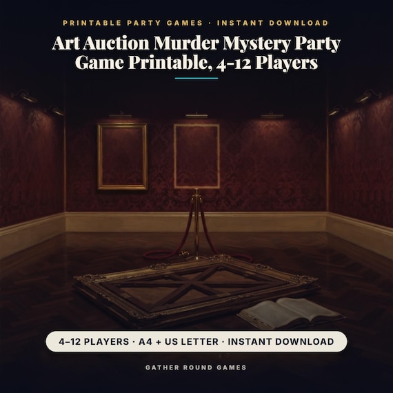Art Auction Murder Mystery Kit