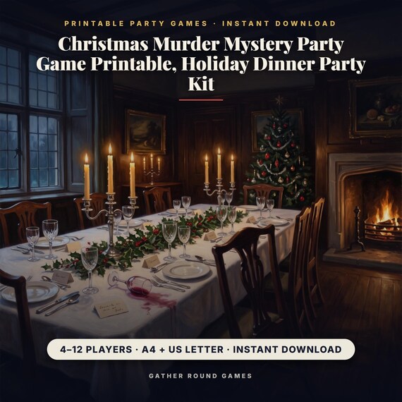Christmas Murder Mystery Party Game