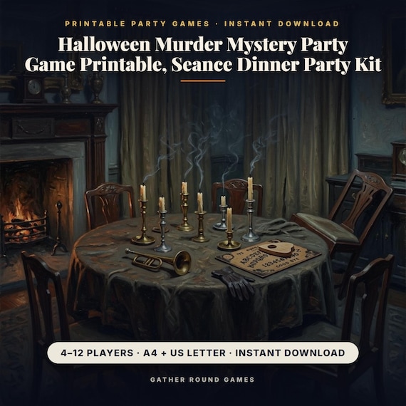 Halloween Seance Murder Mystery Party Game