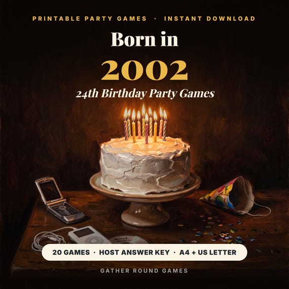 24th Birthday Party Games