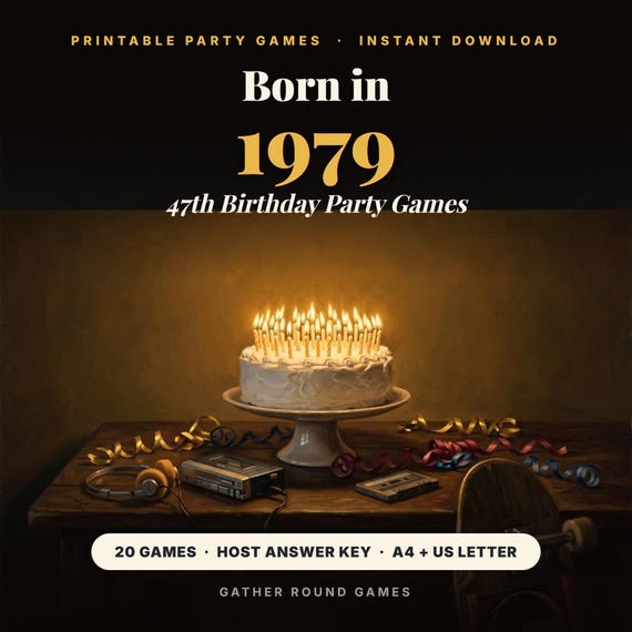 47th Birthday Party Games