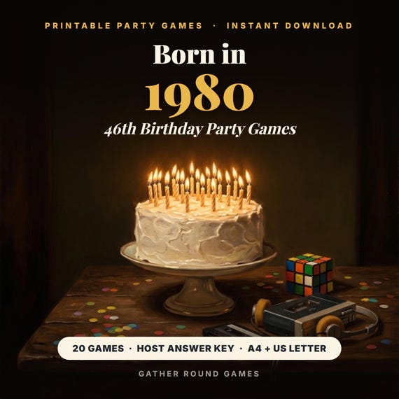46th Birthday Party Games