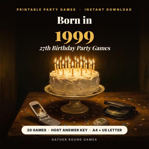 27th Birthday Party Games