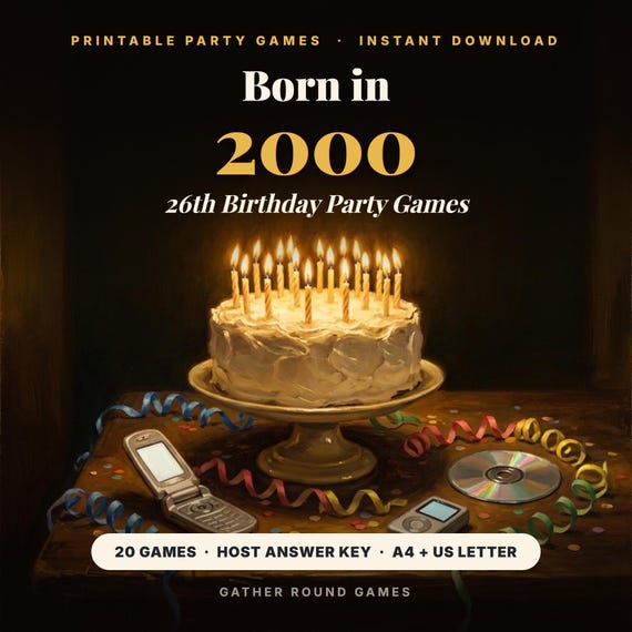26th Birthday Party Games