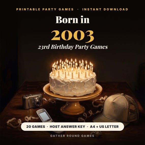 23rd Birthday Party Games
