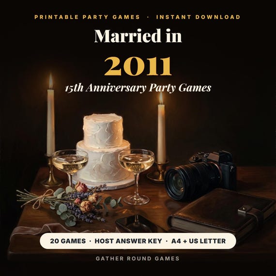 15th Anniversary Party Games