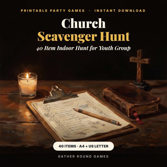 Church Scavenger Hunt Printable
