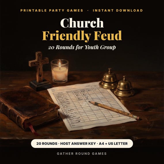 Church Feud Game Printable