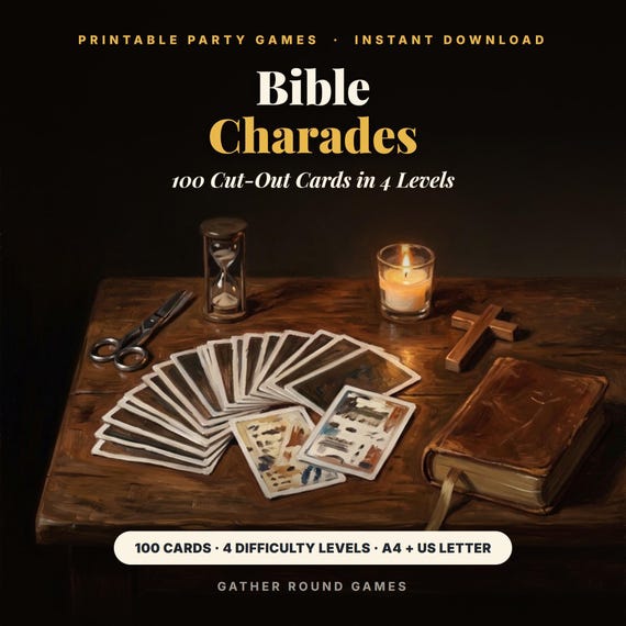 Bible Charades Printable