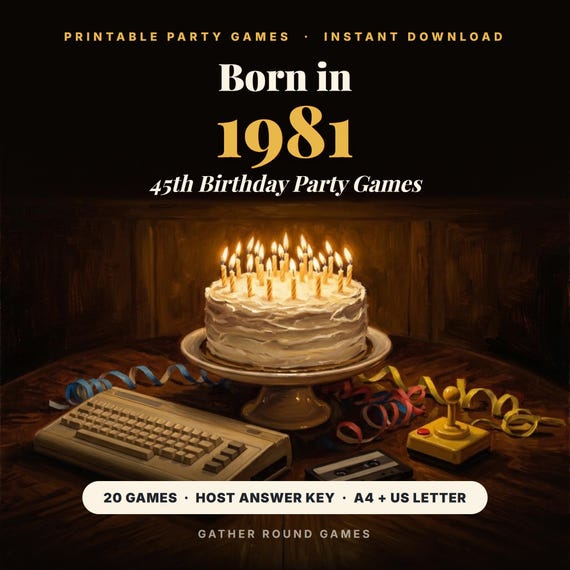45th Birthday Party Games