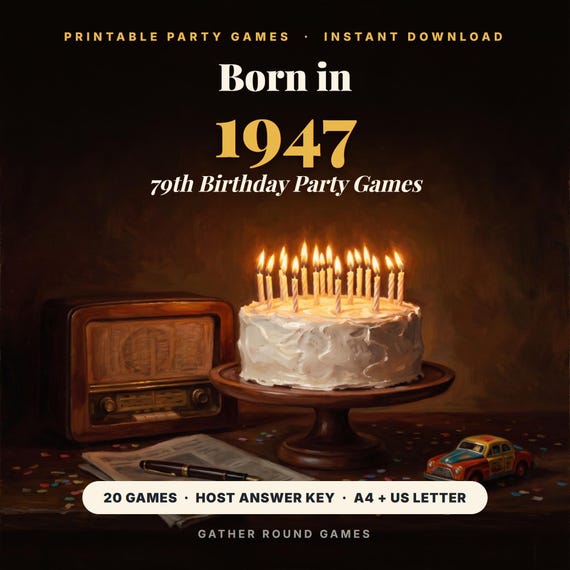 79th Birthday Party Games