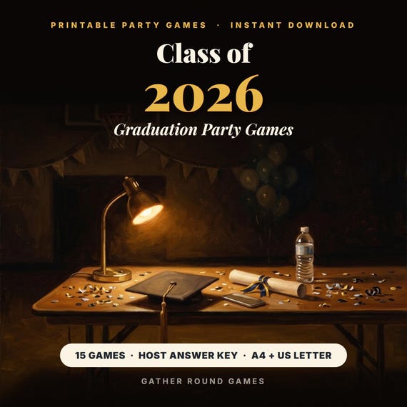 Graduation Party Games Bundle
