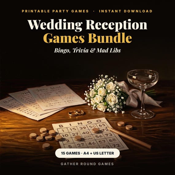 Wedding Reception Games Bundle