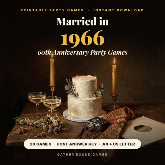 60th Anniversary Party Games