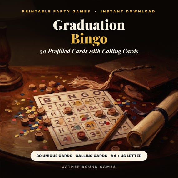 Graduation Bingo Game