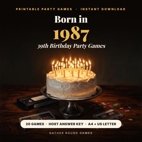 39th Birthday Party Games