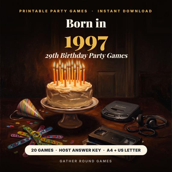 29th Birthday Party Games