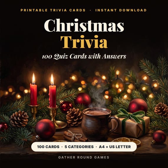 Christmas Trivia Cards