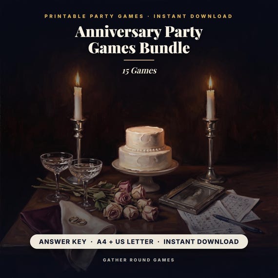 Anniversary Party Games Bundle