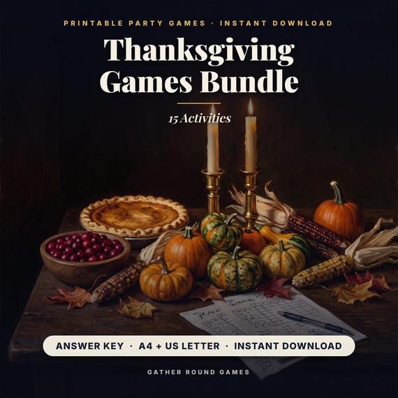 Thanksgiving Games Bundle