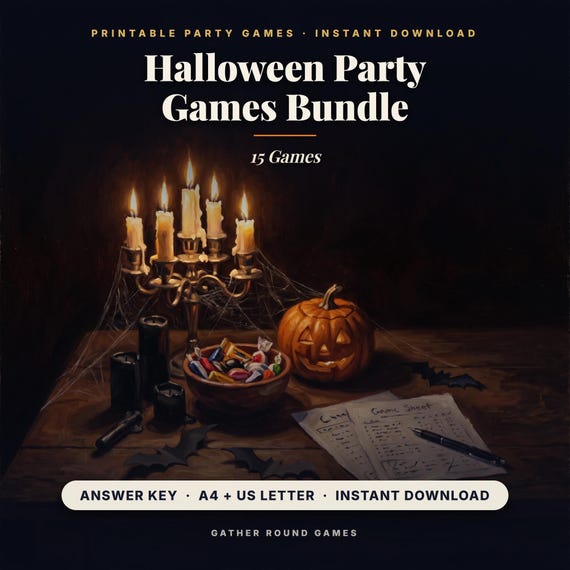 Halloween Party Games Bundle