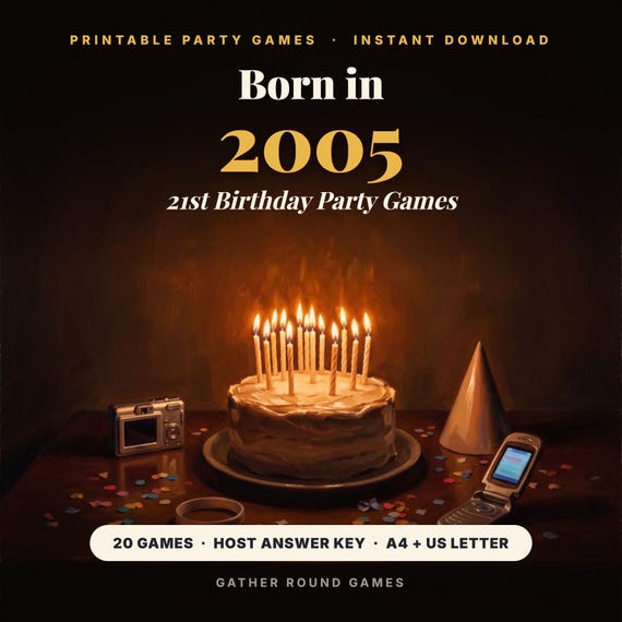 21st Birthday Party Games