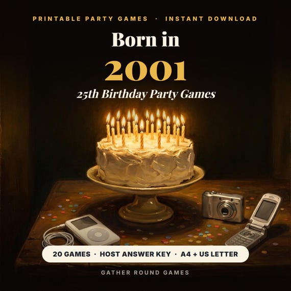 25th Birthday Party Games