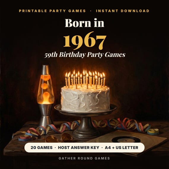 59th Birthday Party Games