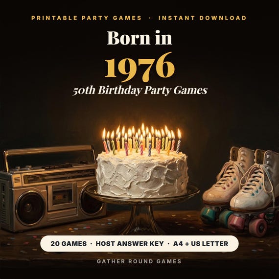 50th Birthday Party Games