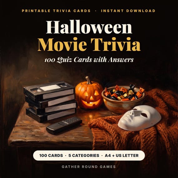 Halloween Movie Trivia Game