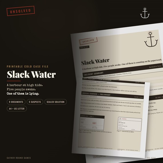 Slack Water Cold Case File