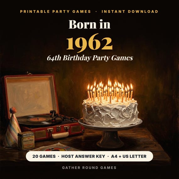 64th Birthday Party Games