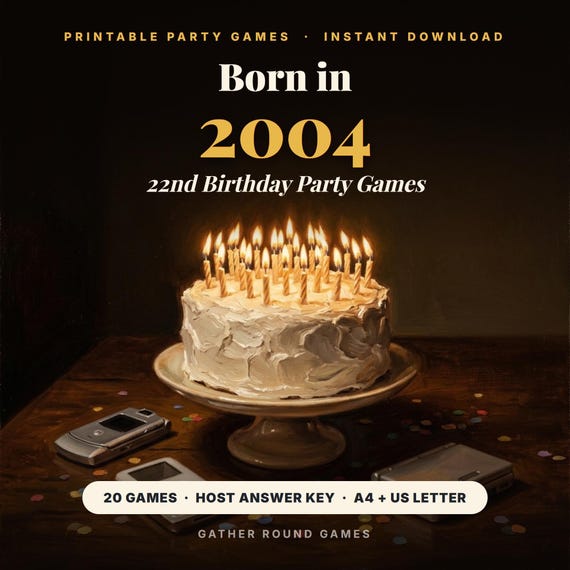 22nd Birthday Party Games