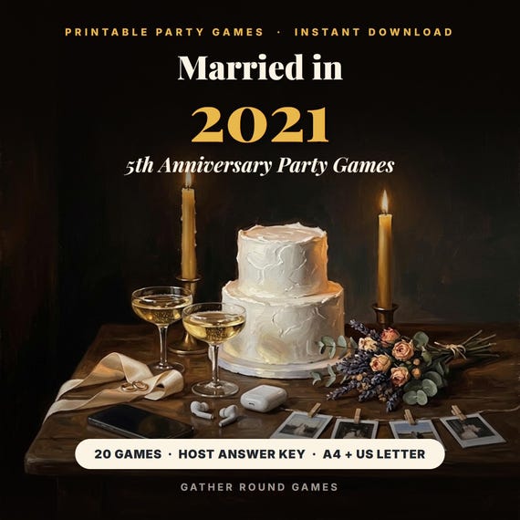 5th Anniversary Party Games
