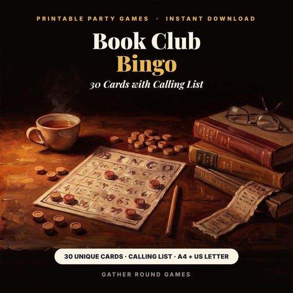 Book Club Bingo