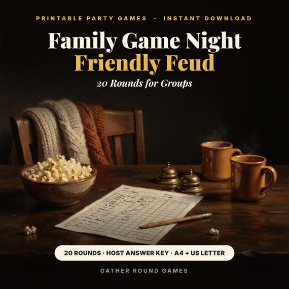 Friendly Feud Party Game