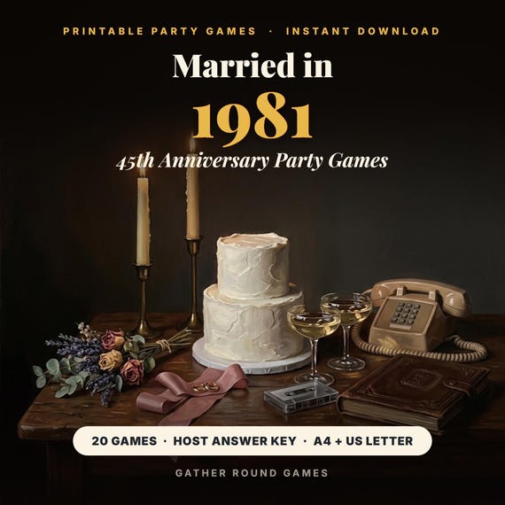 45th Anniversary Party Games